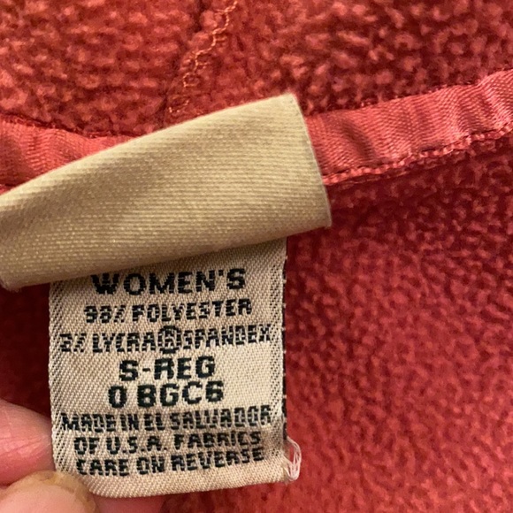 Vintage L.L.Bean Zip Up Outdoor Thermal Hooded Fleece Polartec Jacket Hoodie - Picture 6 of 7